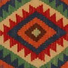 Coussin décoratif tissé main 40x40 housse de coussin Kelim