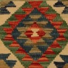 Coussin décoratif tissé main 40x40 housse de coussin Kelim