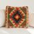Housse de coussin tissé main 40x40 coussin décoratif authentique