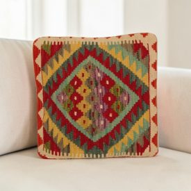   Housse de coussin tissé main 45x45 coussin décoratif authentique