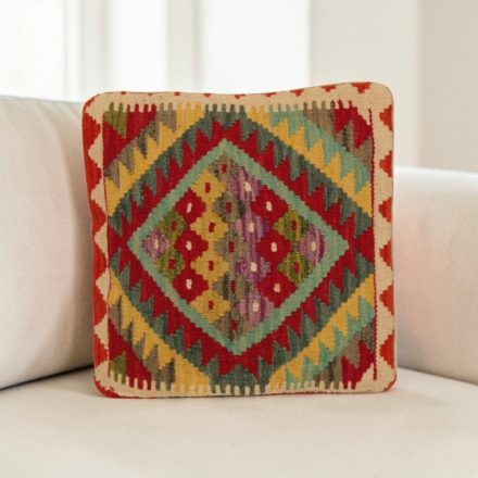 Housse de coussin tissé main 45x45 coussin décoratif authentique