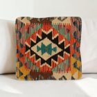 Housse de coussin tissé main 45x45 coussin décoratif authentique