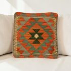 Housse de coussin tissé main 40x40 coussin décoratif authentique