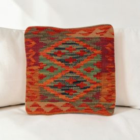   Housse de coussin tissé main 45x45 coussin décoratif authentique