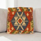 Housse de coussin tissé main 40x40 coussin décoratif authentique