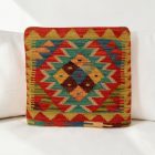Housse de coussin tissé main 40x40 coussin décoratif authentique
