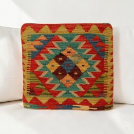   Housse de coussin tissé main 40x40 coussin décoratif authentique