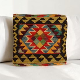 Coussin tissé main 40x40 housse de coussin Kelim