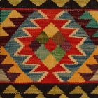 Coussin tissé main 40x40 housse de coussin Kelim