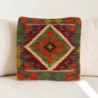 Coussin tissé main 45x45 housse de coussin Kelim