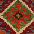 Coussin tissé main 45x45 housse de coussin Kelim