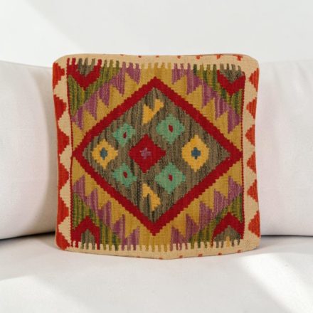Coussin tissé main 45x45 housse de coussin Kelim