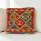 Coussin tissé main 40x40 housse de coussin Kelim