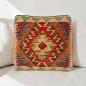 Coussin tissé main 40x40 housse de coussin Kelim