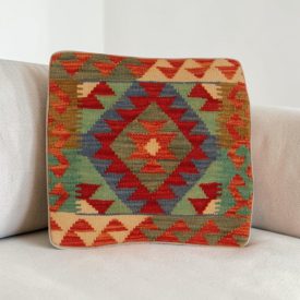 Coussin tissé main 40x40 housse de coussin Kelim