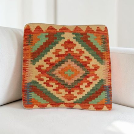 Housse de coussin tissé main 40x40 coussin décoratif kilim