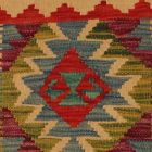 Housse de coussin tissé main 40x40 coussin décoratif kilim