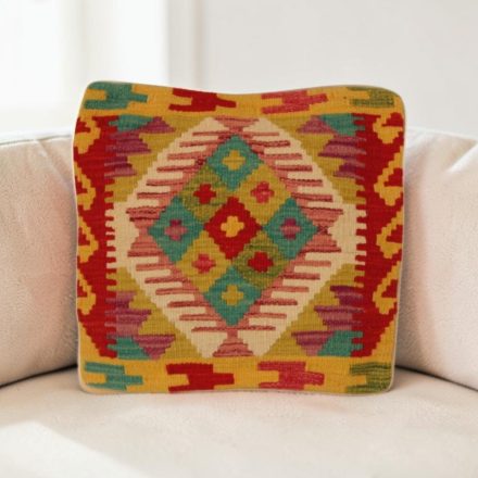 Housse de coussin tissé main 40x40 coussin décoratif kilim