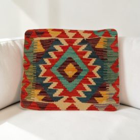Housse de coussin tissé main 40x45 coussin décoratif kilim