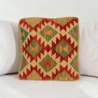Housse de coussin tissé main 40x40 coussin décoratif kilim
