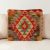 Housse de coussin tissé main 40x40 coussin décoratif kilim