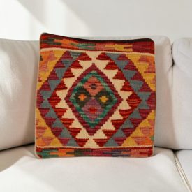   coussin décoratif kilim 40x40 housse de coussin tissée main