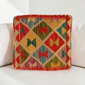   coussin décoratif kilim 40x40 housse de coussin tissée main