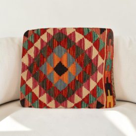   coussin décoratif kilim 50x45 housse de coussin tissée main