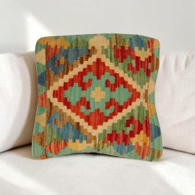   coussin décoratif kilim 40x40 housse de coussin tissée main