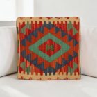 coussin décoratif kilim 40x40 housse de coussin tissée main