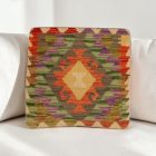 coussin décoratif kilim 40x40 housse de coussin tissée main