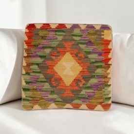   coussin décoratif kilim 40x40 housse de coussin tissée main