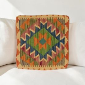   coussin décoratif kilim 40x40 housse de coussin tissée main