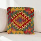 coussin décoratif kilim 40x40 housse de coussin tissée main