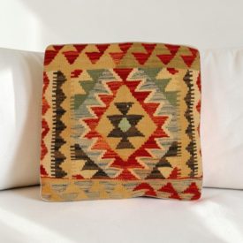   coussin décoratif kilim 40x40 housse de coussin tissée main
