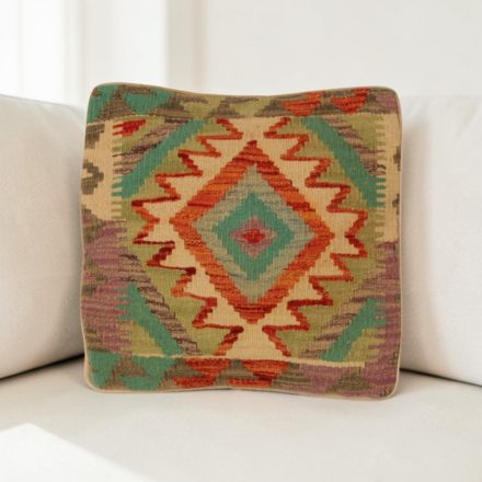 coussin décoratif kilim 40x40 housse de coussin tissée main