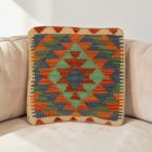 coussin décoratif kilim 40x40 housse de coussin tissée main