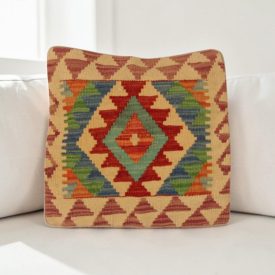   coussin décoratif kilim 40x40 housse de coussin tissée main