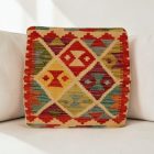 coussin décoratif kilim 40x40 housse de coussin tissée main
