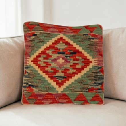 coussin décoratif kilim 40x40 housse de coussin tissée main