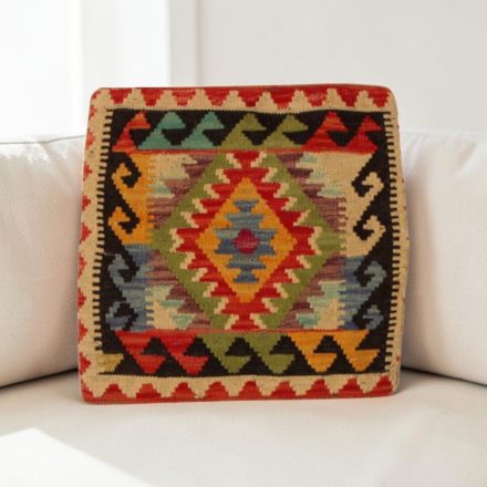 coussin décoratif kilim 40x40 housse de coussin tissée main