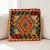 coussin décoratif kilim 40x40 housse de coussin tissée main