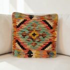 coussin décoratif kilim 40x40 housse de coussin tissée main
