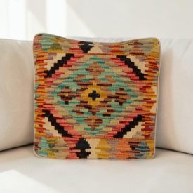   coussin décoratif kilim 40x40 housse de coussin tissée main