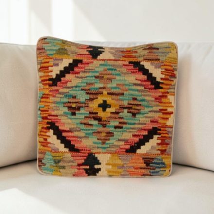 coussin décoratif kilim 40x40 housse de coussin tissée main