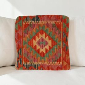   coussin décoratif kilim 40x40 housse de coussin tissée main