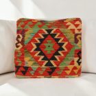 coussin décoratif kilim 40x40 housse de coussin tissée main