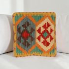 coussin décoratif kilim 40x40 housse de coussin tissée main