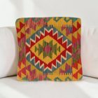 coussin décoratif kilim 40x40 housse de coussin tissée main