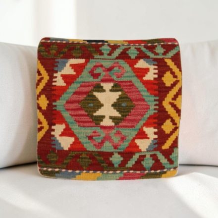 coussin décoratif kilim 40x40 housse de coussin tissée main